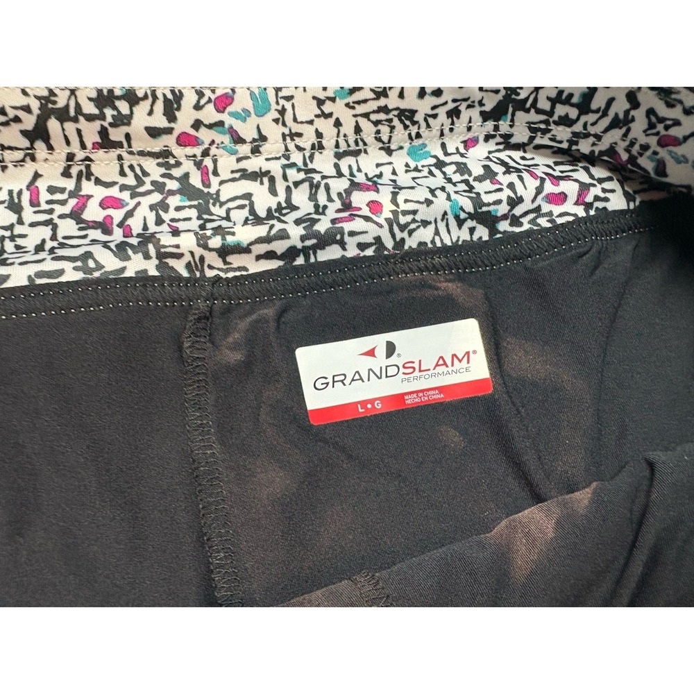 GSX By Grand Slam Skirt Skort Activewear Geo Print Pull On Golf Tennis Sz L - Picture 6 of 7